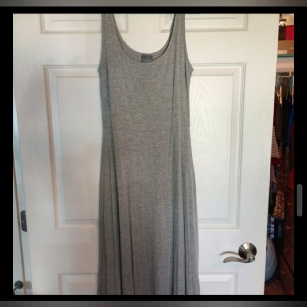 Olivia Rae Size L Grey Dress WITH POCKETS